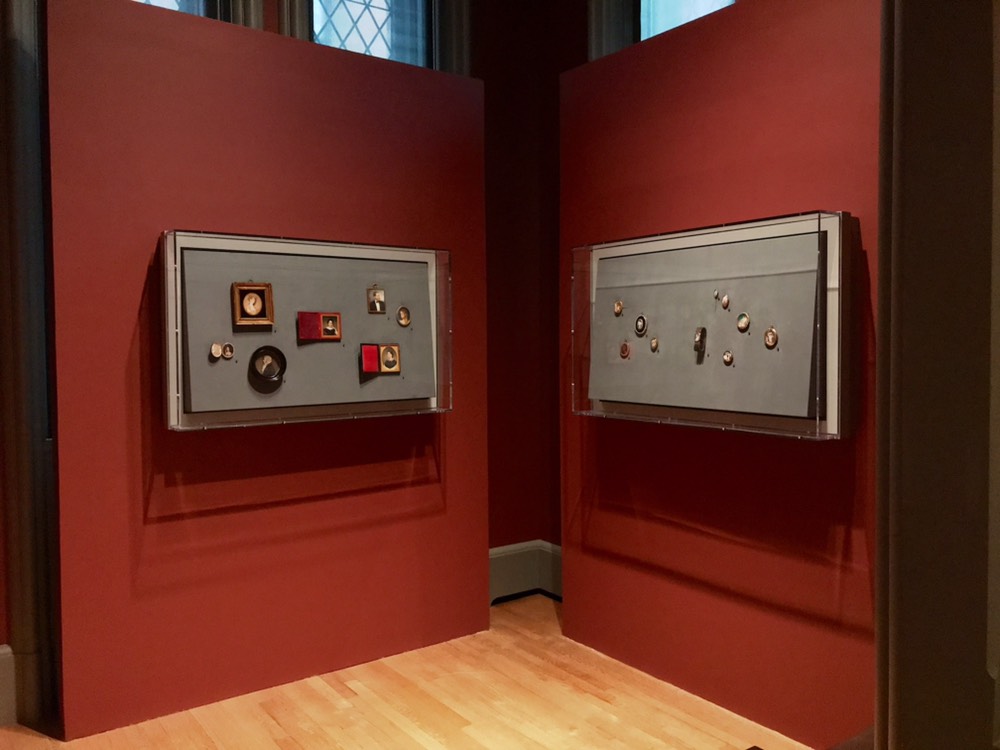 A photograph of the rotation, as installed at the Yale University Art Gallery.